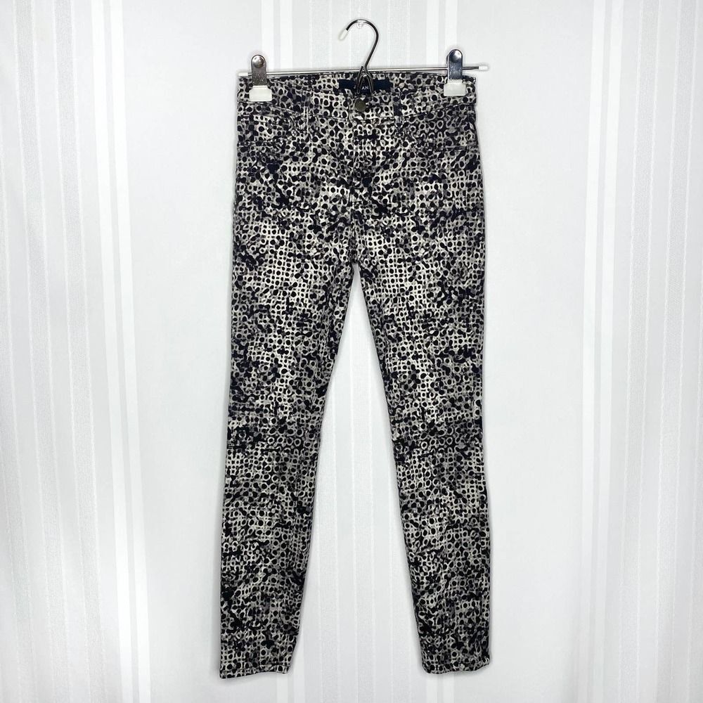 J Brand Photo Finish Elysium Cropped Skinny Jeans Size 25 Capri Stretch Pants